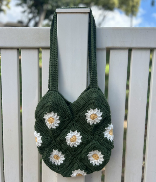 Daisy Granny Square Bag