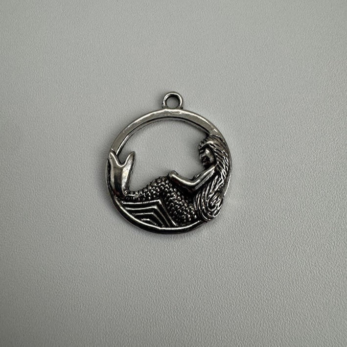 Mermaid Circle Charm