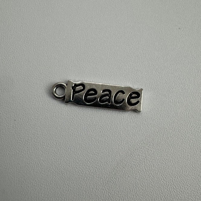 Peace Tag Charm