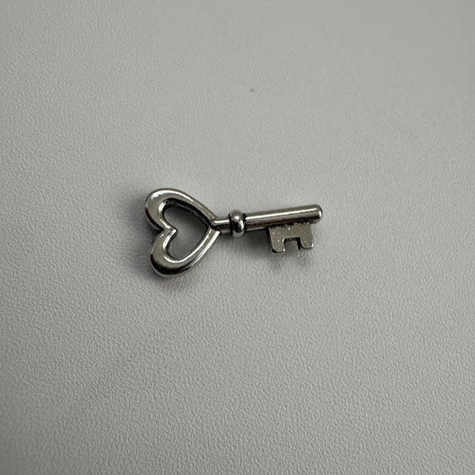 Heart Key Charm