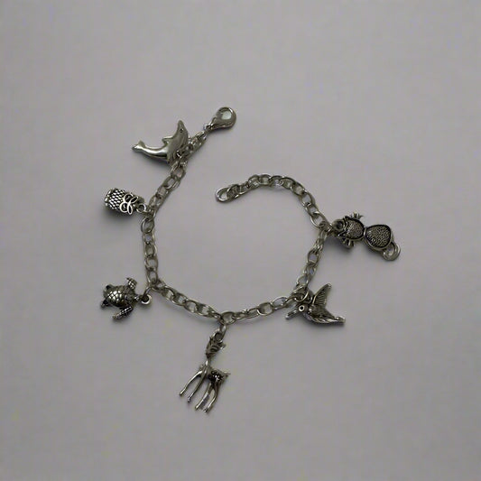 Wild Kingdom Charm Bracelet