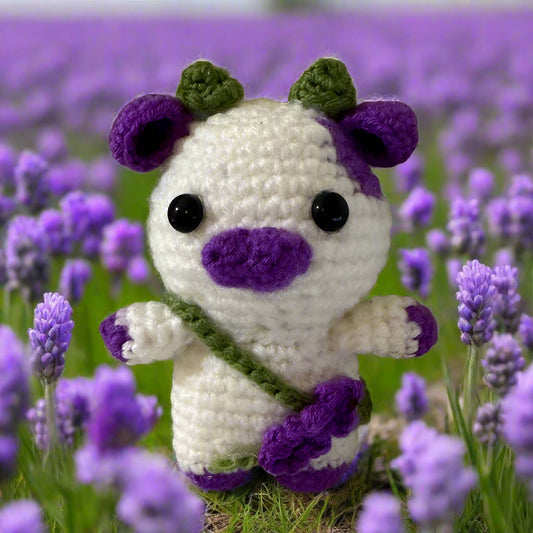 Mini Lavender Cow